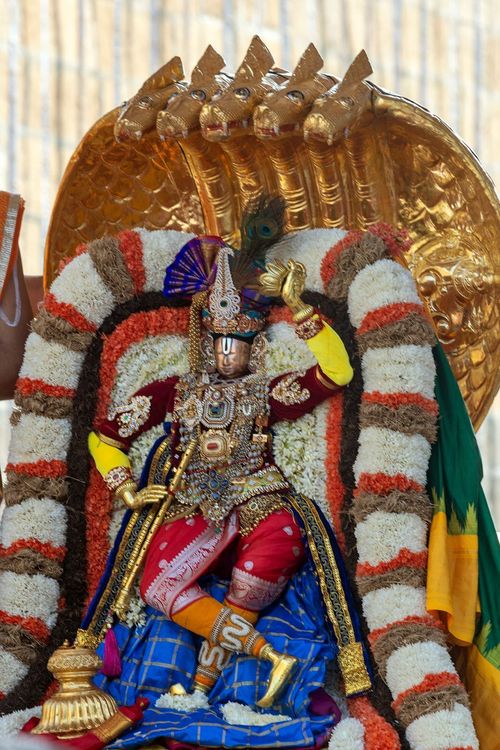 Sri Malayappa Swamy Blesses Devotees on Chinna Sesha and Hamsa Vahanams