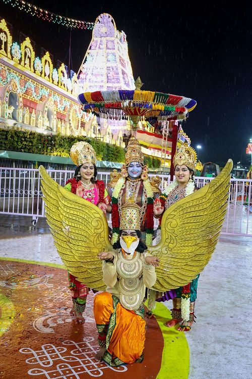 National Cultural Grandeur at Garuda Vahana Seva